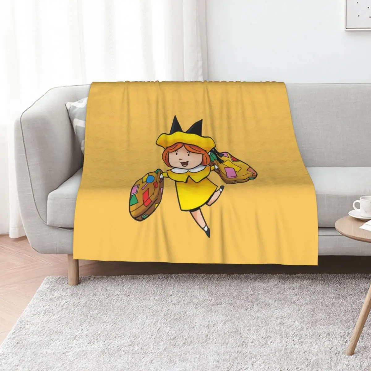 Madeline Fogg Throw Blanket Travel Tourist Soft Heavy Bed linens valentine gift ideas Blankets
