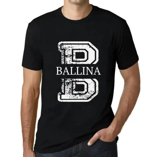 ULTRABASIC Homme Tee-Shirt Ballina Ballina T-Shirt Graphique Éco-Responsable