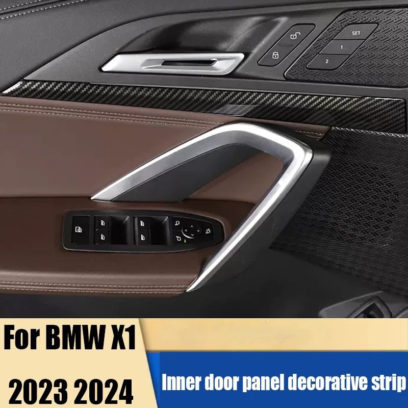 

Interior door panel decorative strip automotive interior modification accessories ABS material For BMW X1 2023 2024