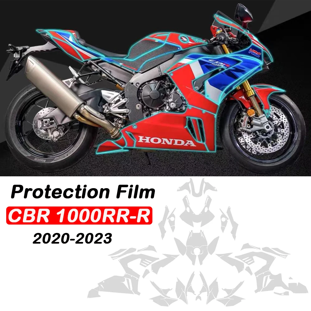 

CBR 1000RR-R Accessories Motorcycle Invisible Car Cover TPU PPF For Honda CBR 1000 RR-R 2020-23 Transparent Protective Film Kit