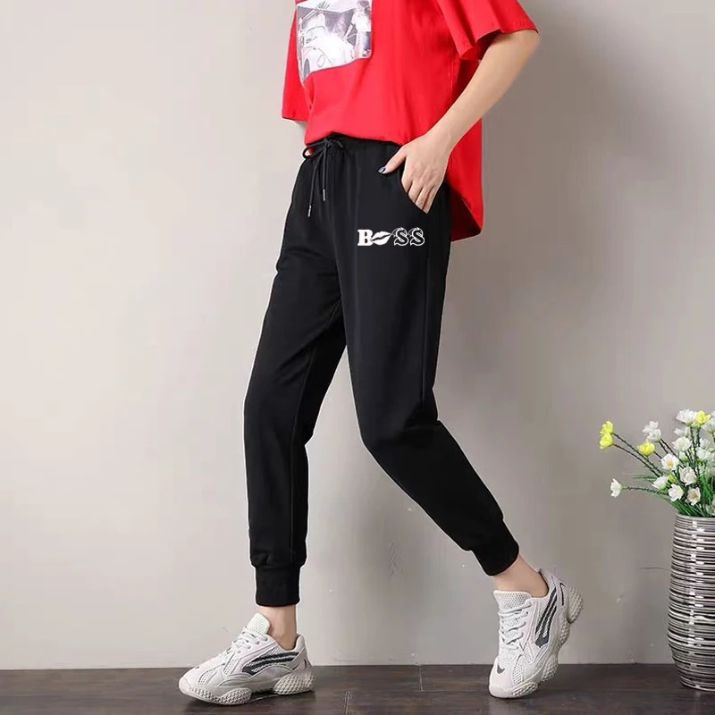 Lip Printed Jogging Sports Long Pants for Women Daily Sweatpants Hot Sales Casual New Fashion the Four Seasons Women's Clothing