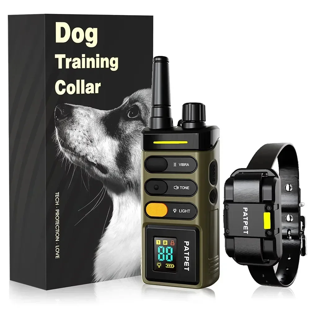 JANPET 1 Mile Remote Dog Training Collar Hunting Pet Trainer Correction Collar Waterproof Rechargeable for Medium, Large Dogs