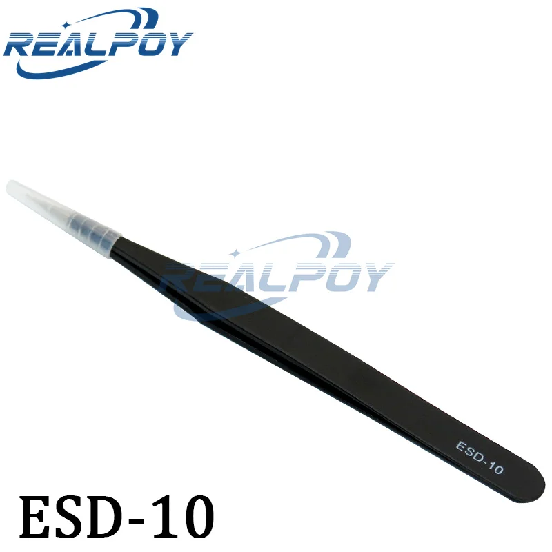 1.5mm Industrial Tweezers Kit Anti-Static Stainless Steel Tweezer Set Repair Tools ESD-10 11 12 13 14 ESD-15 integrated circuit