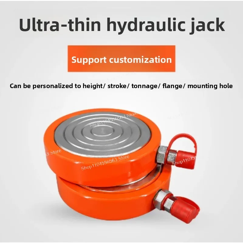 Ultra Slim 30Ton Split Single Acting Hydraulic Jack RTC-03010, 10mm Stroke 30mm Height Thin Bridge Cylinder Jack