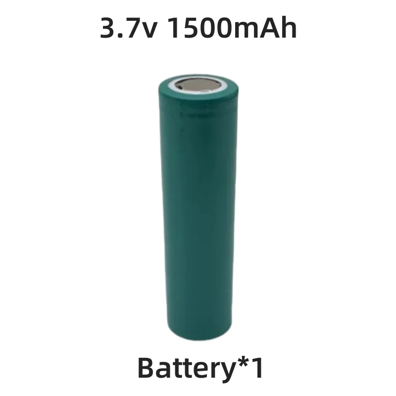 Novedad-Bateria de lítio LED Dispositivo 18650, 1500mAh, 3,7 V