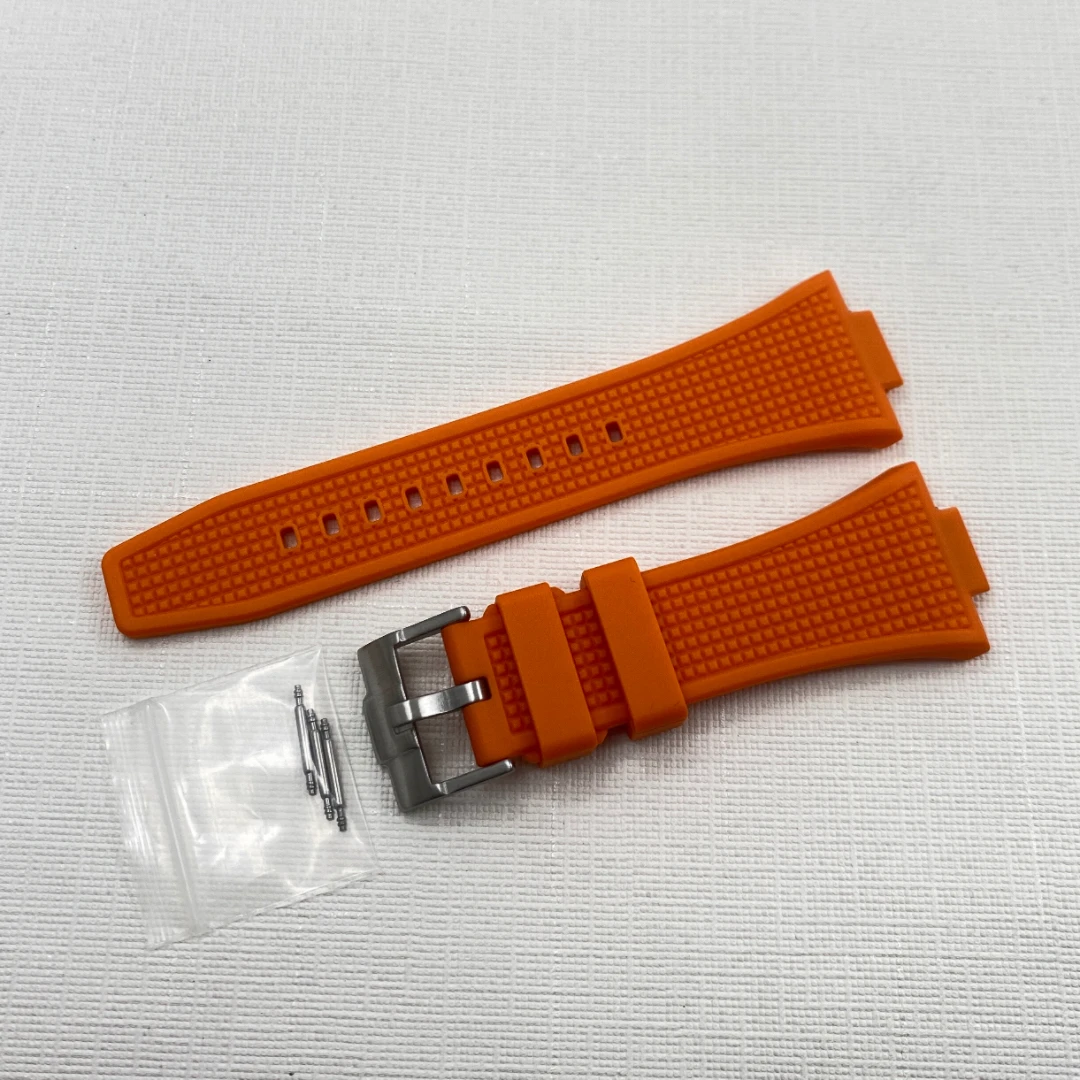 Advanced vulcanized FKM rubber strap 12 quick release strap with needle buckle strap