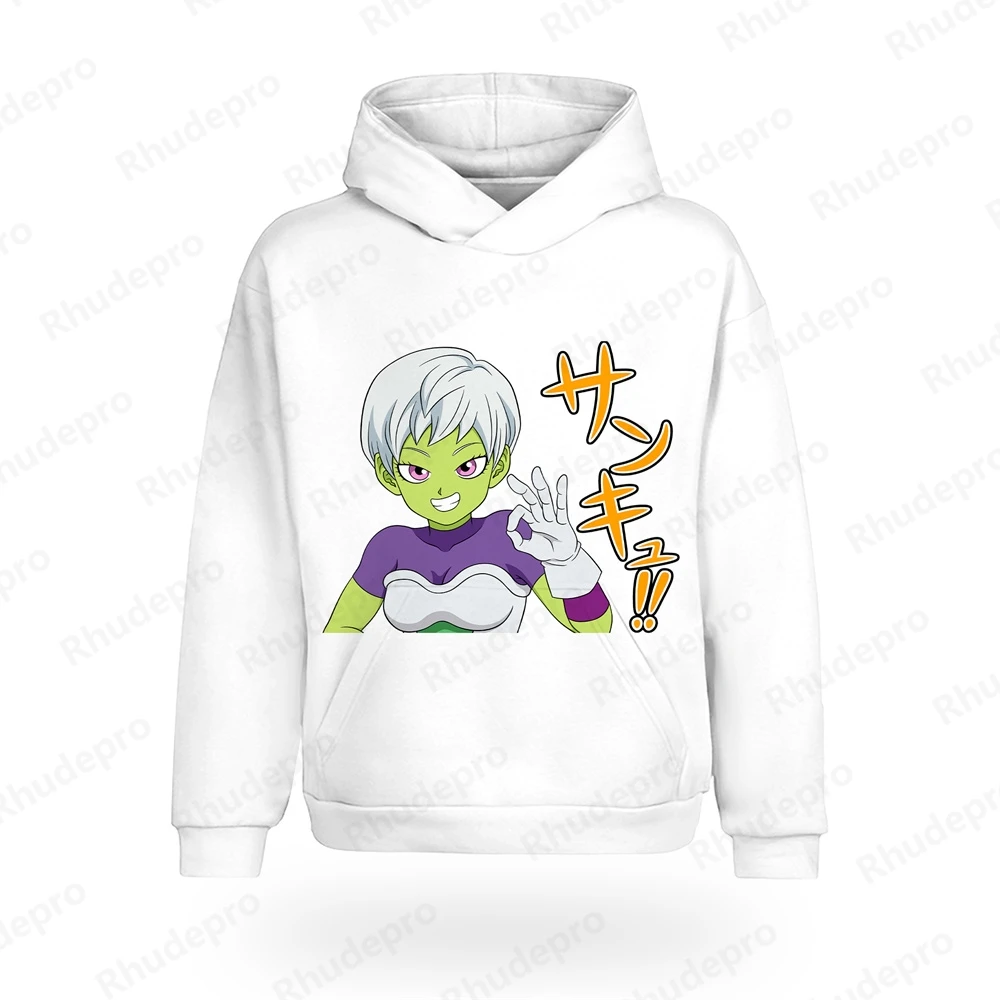 Sudadera con capucha de manga larga para hombre, ropa de Cosplay de Dragon Ball, Goku, Vegeta, Y2k, 2024