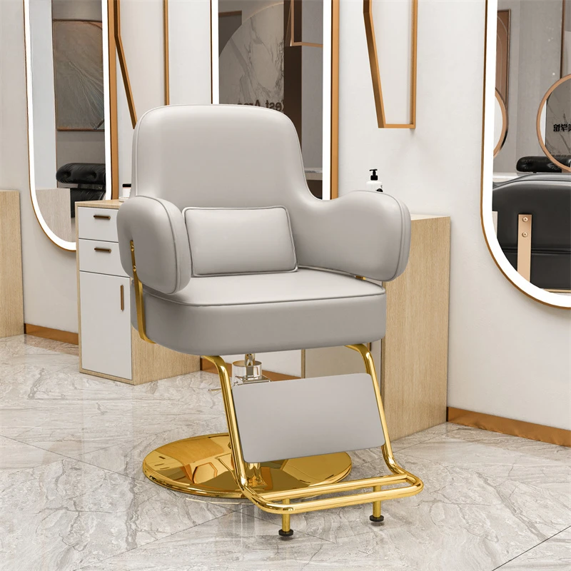 Luxury Equipment Barber Chairs Rolling Manicure Barber Chairs Lash Aesthetic Cadeira Cabeleireiro Commercial Furniture YQ50BC