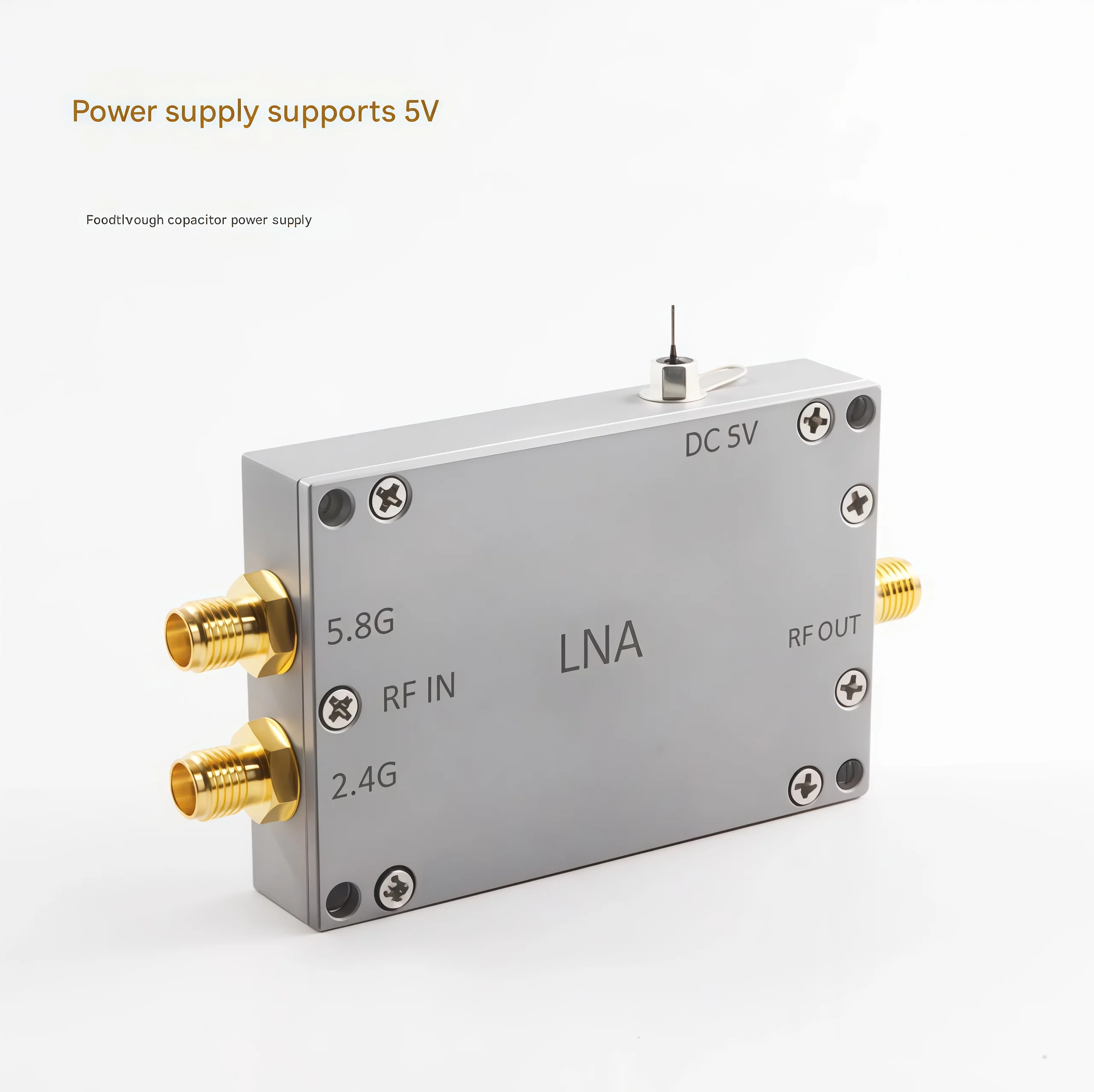 Microphase 2.4 5.8G dual-band LNA low noise amplifier drone detection RF signal amplification SDR supporting