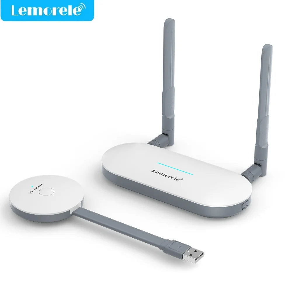 

Lemorele 50 м беспроводной видеопередатчик и HDMI/VGA приемник удлинитель адаптер дисплея ключ для ПК ТВ монитор переключатель проектора