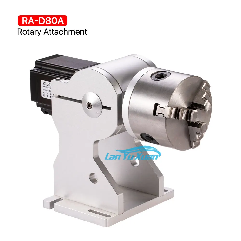 

Cloudray Three Chuck Rotary Worktable Device Diameter 69/80/100 Fixture Gripper for Co2 Fiber Marking Machine Extra Axis