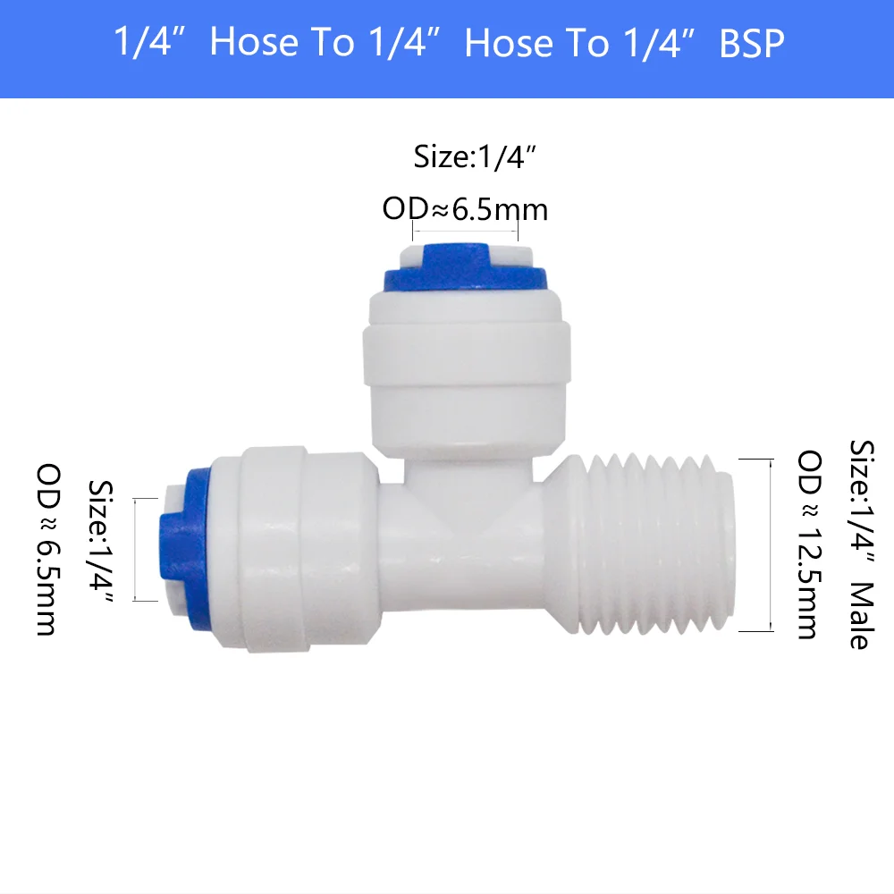YQBS  T Y Three Way OD 1/4
