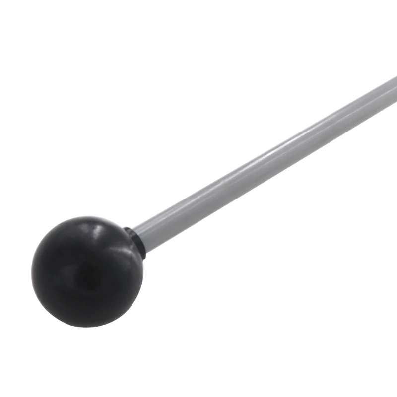 1 Pair Rubber Black Drumstick Double Head Marimba Mallets Xylophone Mallets