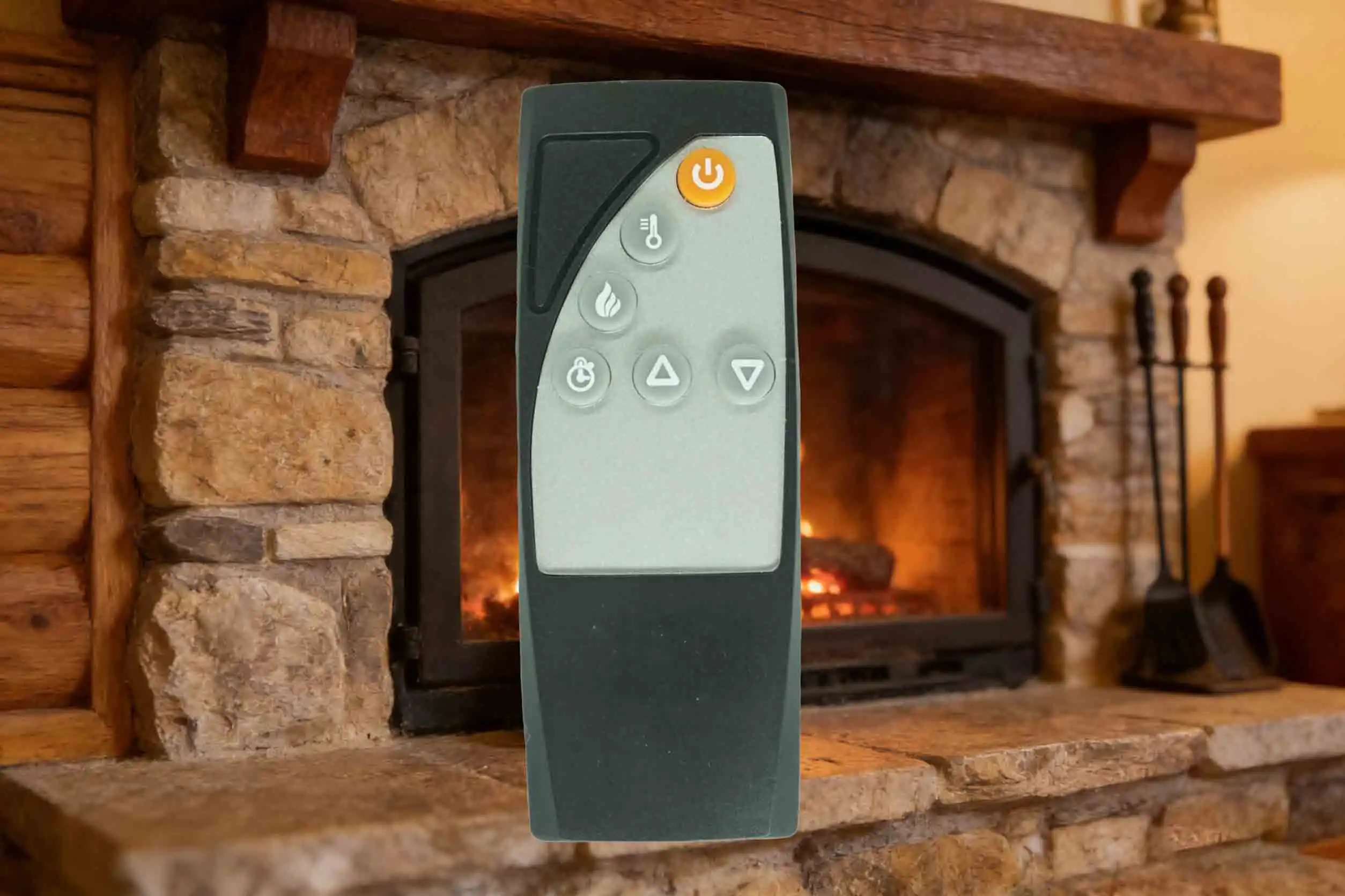 Remote Control Compatible For Tangkula 18 inch & UMOMO 1150 & Eternal Flame EF23-LG TS17 & ROVSUN SF105-18G Fireplace Heater