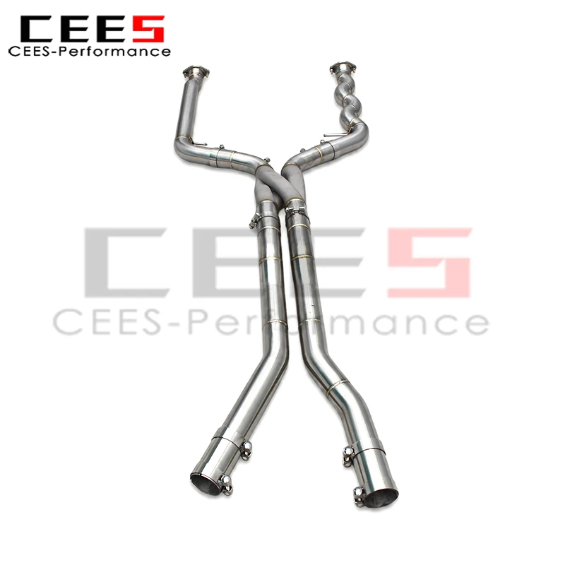 CEES Custom Equal Length Mid Pipe for BMW X3M/X4M F97/F98 3.0T 2019-2023 Racing Z Pipes Aggressive Sound Exhaust Parts