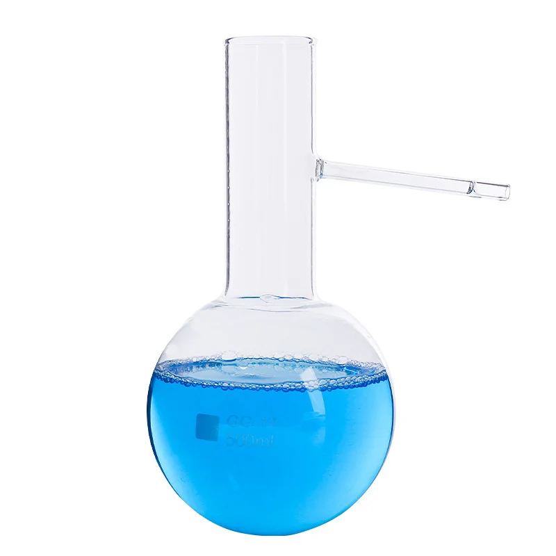 150ml Borosilicate Glass Distillation Flask Round Bottom Thickened Lab Flask Organic Chemistry Essential Oil Extraction JVLAB