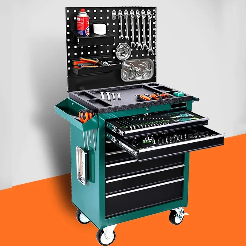 Upgrade Auto Repair Tool Cart 57 Drawers Hardware Toolbox Multifunctional Repair Tool Cart Car Room Tool Cabinet