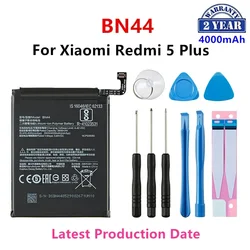 Brand New BN44 4000mAh Battery For Xiaomi Redmi 5 Plus BN44 High Quality Phone Replacement Batteries +Tools