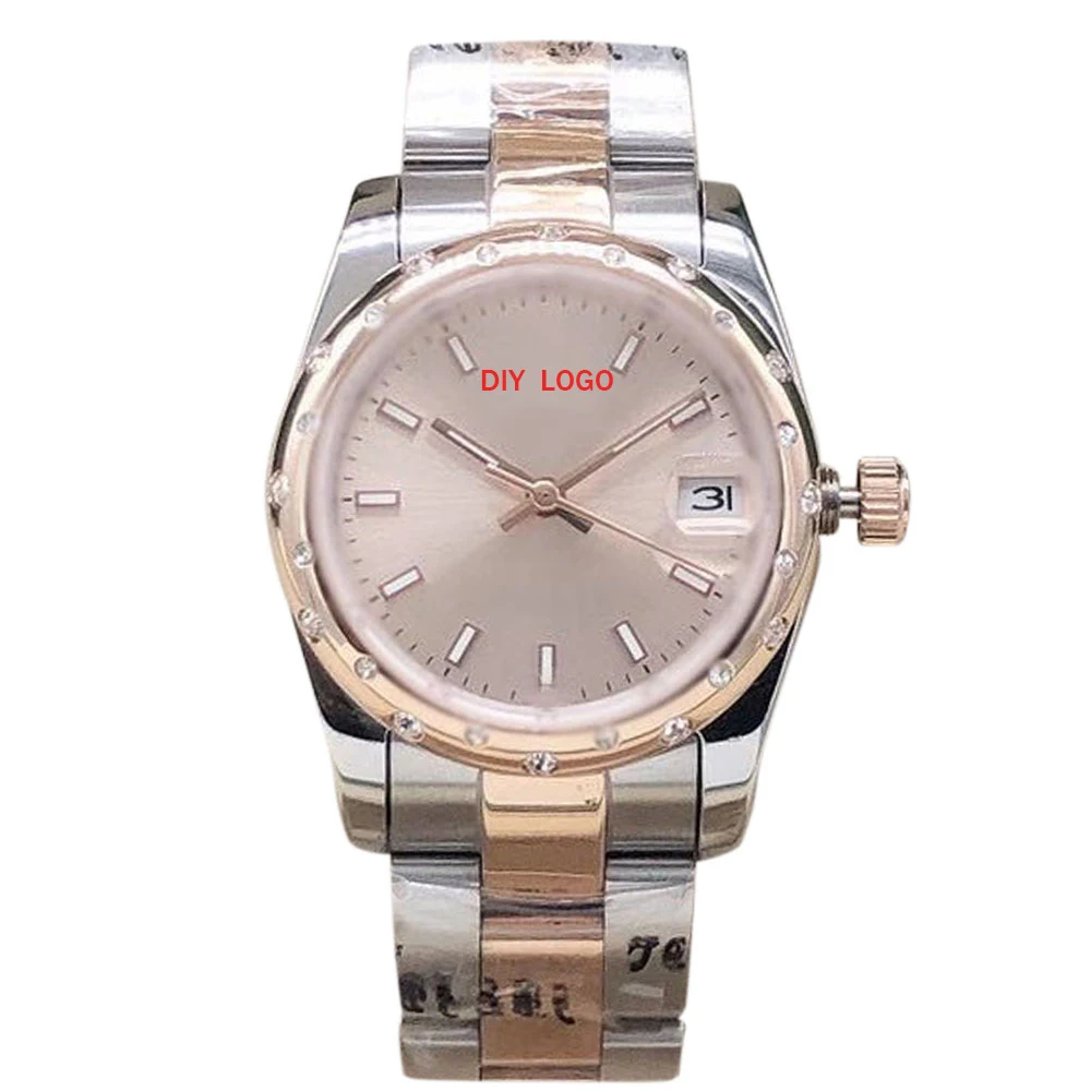 31mm Stylish Mechanical Gold dainty Watch – Dressy Stainless Steel Timepiece for Professional Settings