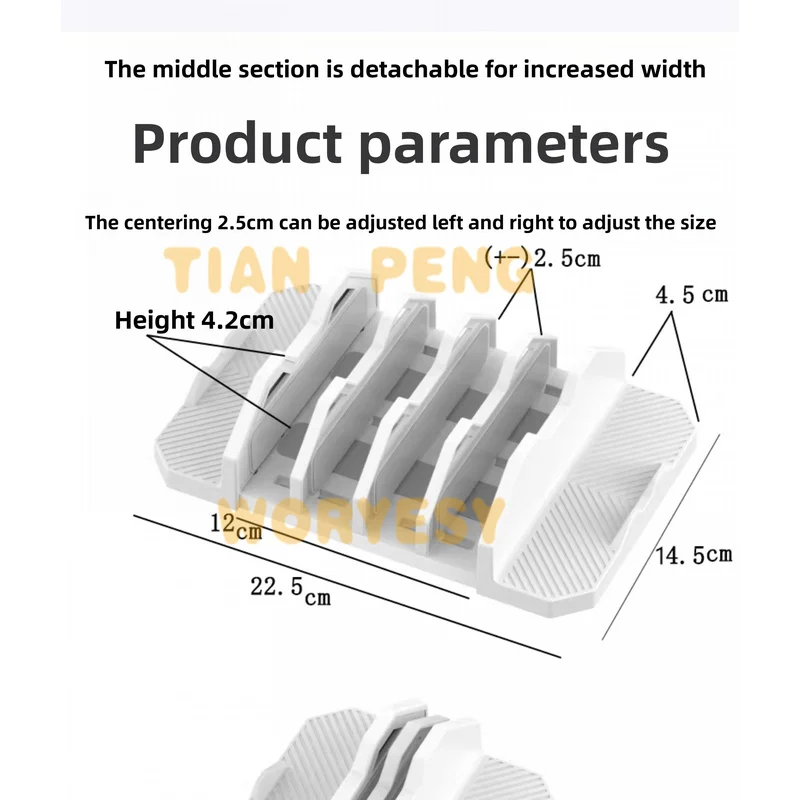 WYORESY Multi-Layer Vertical Storage Stand boosts internal airflow to reduce heat buildup for laptop and tablet