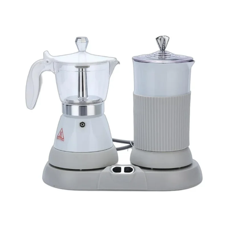 Italian electric coffee machine household mini automatic milk foam all-in-one machine slow extraction Italian mocha pot souvenir