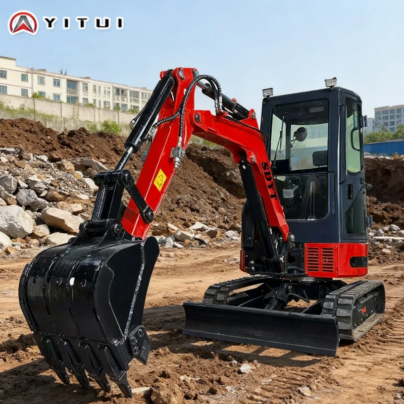 

Customized Multifunctional 3.5Ton Mini Excavator | Compact Hydraulic Digger for Garden Construction & Farm Use