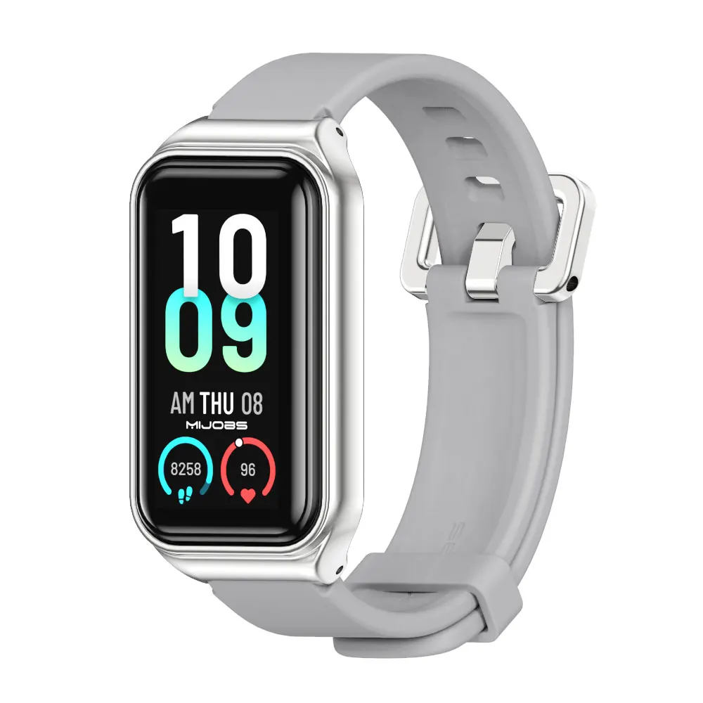 حزام سيليكون لسوار المعصم Amazfit Band 7 سوار بديل لساعة Amazfit 7 Band المقاومة للماء