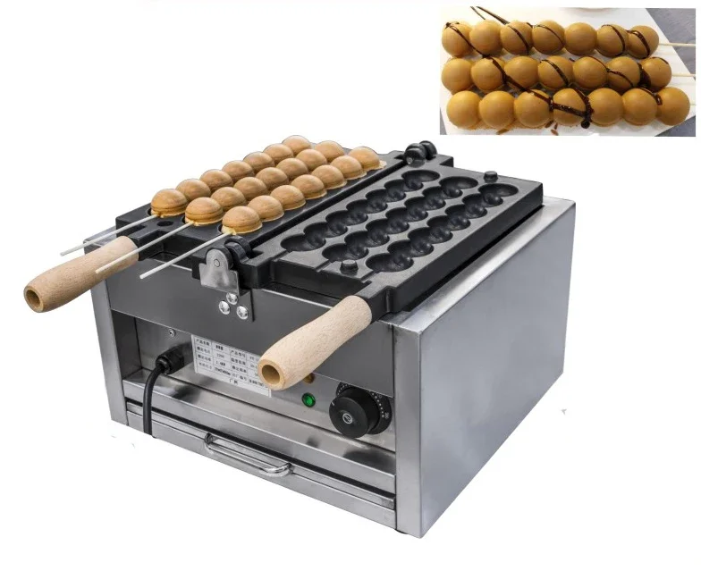 

Commercial Lollipop Waffle Stick Maker Factory Wholesale Price Electric Ball Shape Stick Waffle Machine for Sale