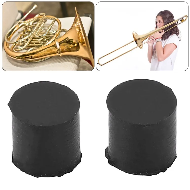 2PCS Rubber Valve Rotor Buffering Stops for French Horn Tuba Trombone Wind Instrument Parts