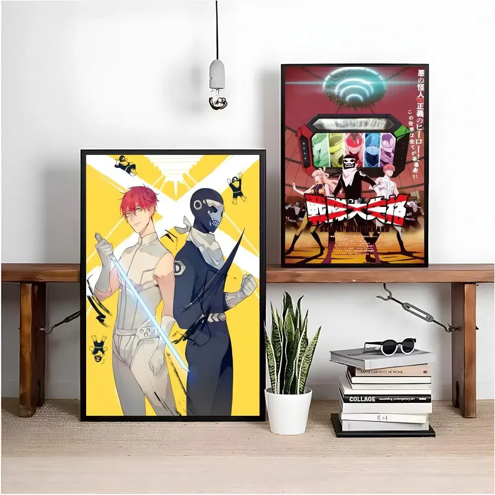 Anime Go! Go! L-Loser R-Ranger Poster Matte Peel And Stick Self Adhesive PVC Removable Waterproof Frameless Bedroom Living Room