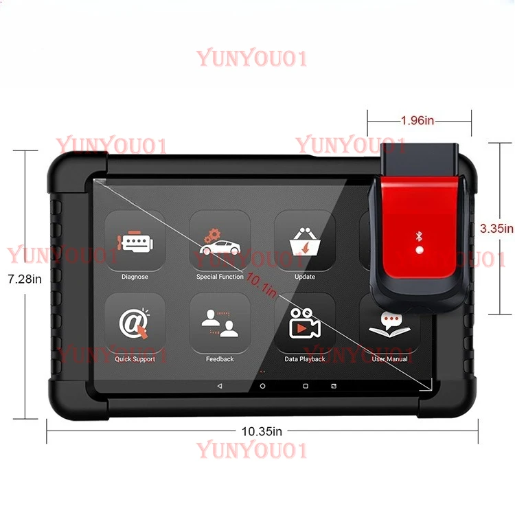 

X6 OBDII Full System Diagnostic Tool EPB DPF SAS ABS Reset, Oil Maintenance To Zero