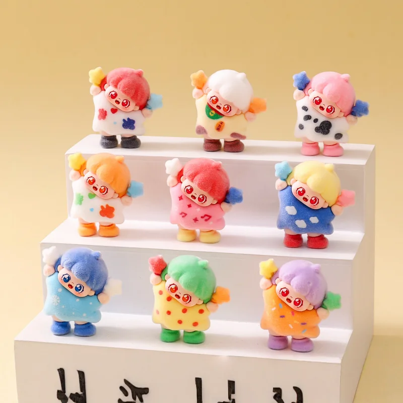 

Новая мультяшная плюшевая кукла-звезда, милая игрушка для самостоятельной сборки, модная игрушка-сюрприз в слепой коробке, маленькое украшение для гостиной/рабочего стола, подарок в слепом пакете.