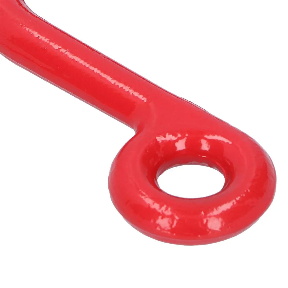 Durable Alloy Steel Safety Hook Red 1T Capacity Crane Hook Eye Hook Lifting Hook Industrial Use