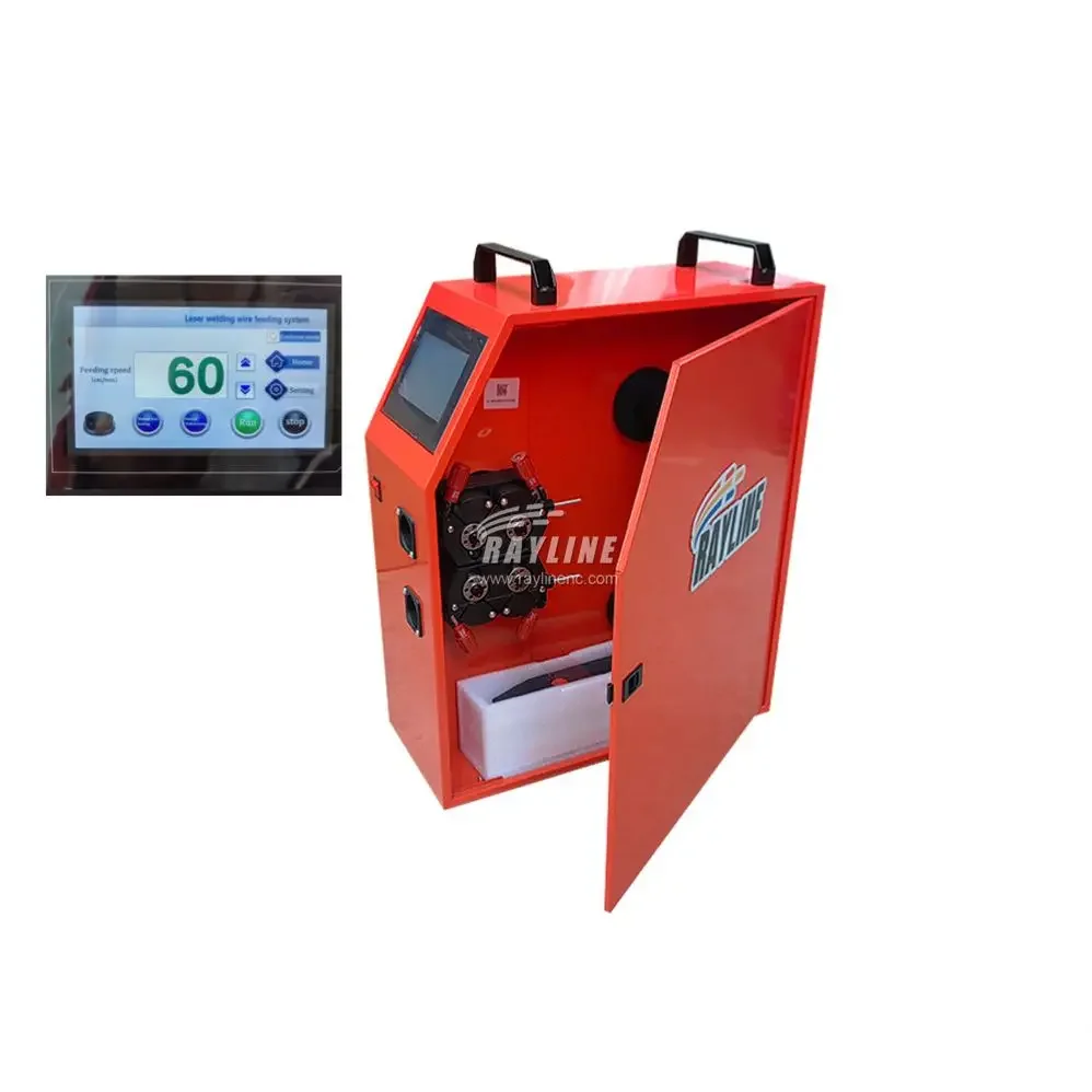 

Portable Hand Held 1500W 2000W 3000W Single/Double Wire Feeder Fiber Laser Welder Rayline Laser Welding Machine China