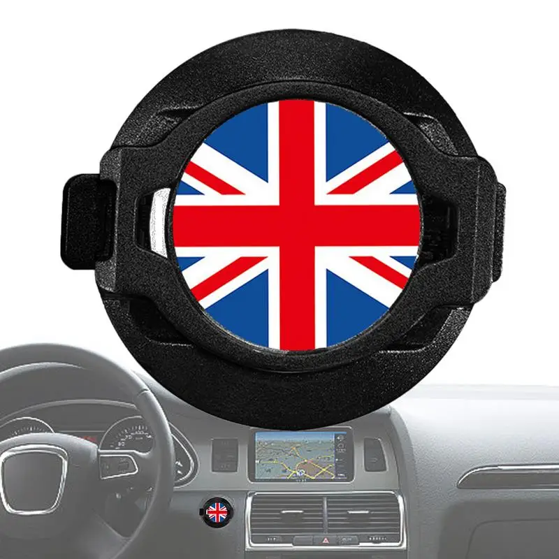 Car Ignition Switchs Cover One-touch Start Button Rotating Protective Caps Unique British Flag Decorative Sticker For Car Engine