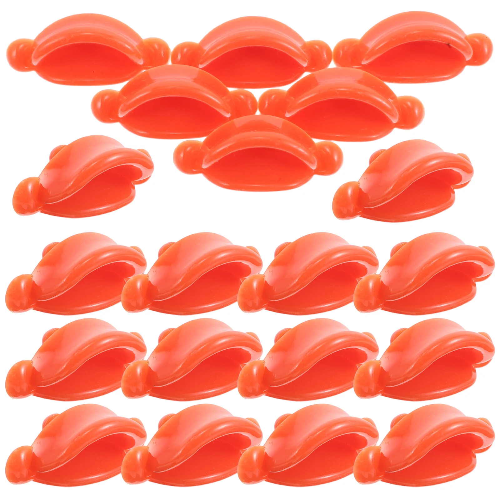 

20pcs Yellow Duck Material Bag Plastic Mini DIY Craft Mouth Accessories Parts Creative Fun Family Bonding Educational