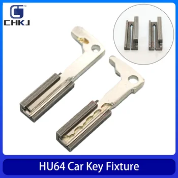 CHKJ 2PCS สําหรับ Mercedes Benz HU64 Duplicating FIXTURE CLAMP BLANK Key เครื่องตัดเครื่อง Part เครื่องตัดกุญแจเครื่องมือช่างกุญแจ