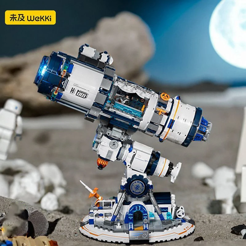 

Telescope Blocks Brick Astronomy Bricks Aerospace Building Space Moc Exploration Block City Technical Set Toys For Children