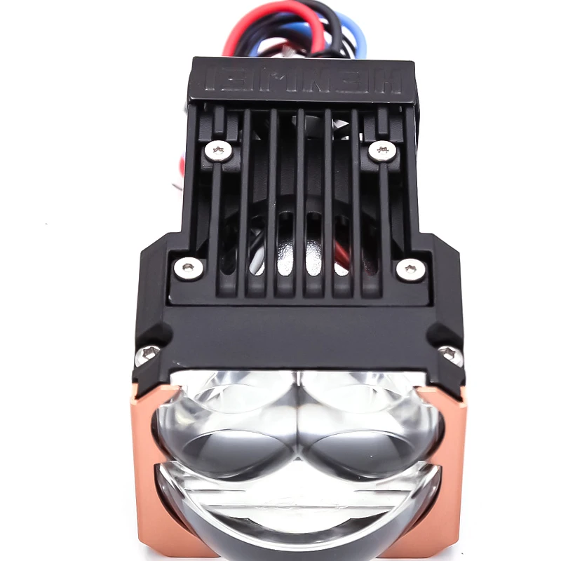 

12V 1.5 inch Dual Matrix Light Emitting Diode Projector Headlight 65W 6000K White Light Automotive Lighting Projector