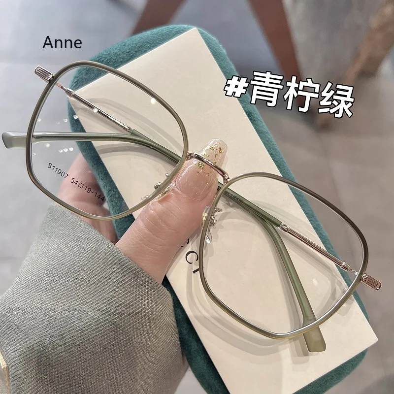 Anti Blue Light Myopia Glasses Stylish Women Men Metal Nearsighted Eyewear Shortsighted Myopic Eyeglasses Diopters 0-6.0 gafas