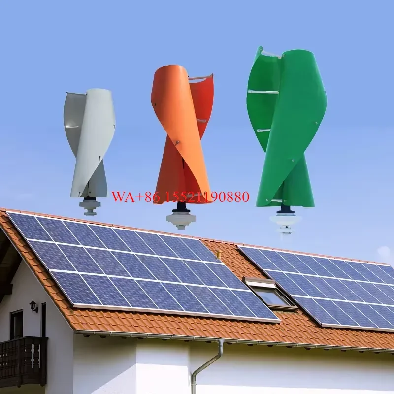 WMWMNU for Wind Turbine Solar Panel Hybrid System 5kw Rooftop Wind Energy Electricity Power Generator Turbine 1kw