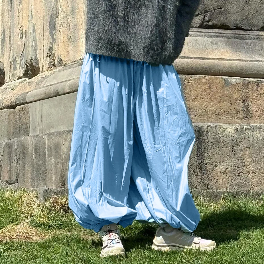 Pantaloni Bloomers alla moda Nuovo autunno con coulisse Pantaloni lanterna casual 2025 Pantaloni streetwear da donna in tinta unita Pantaloni jogger femminili