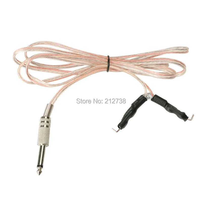 For Tattoo Power Supply Machine Kit Switch Pedal 1 Pc Professional Metal Head Transparent Microphone Clipcord Tattoo Hook Line