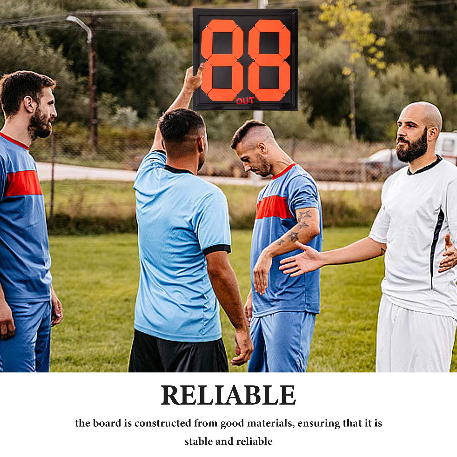 

Manual Accessory Substitute Player Change Football Equipment Tool Durable Substitution Board For Soccer Football Referee
