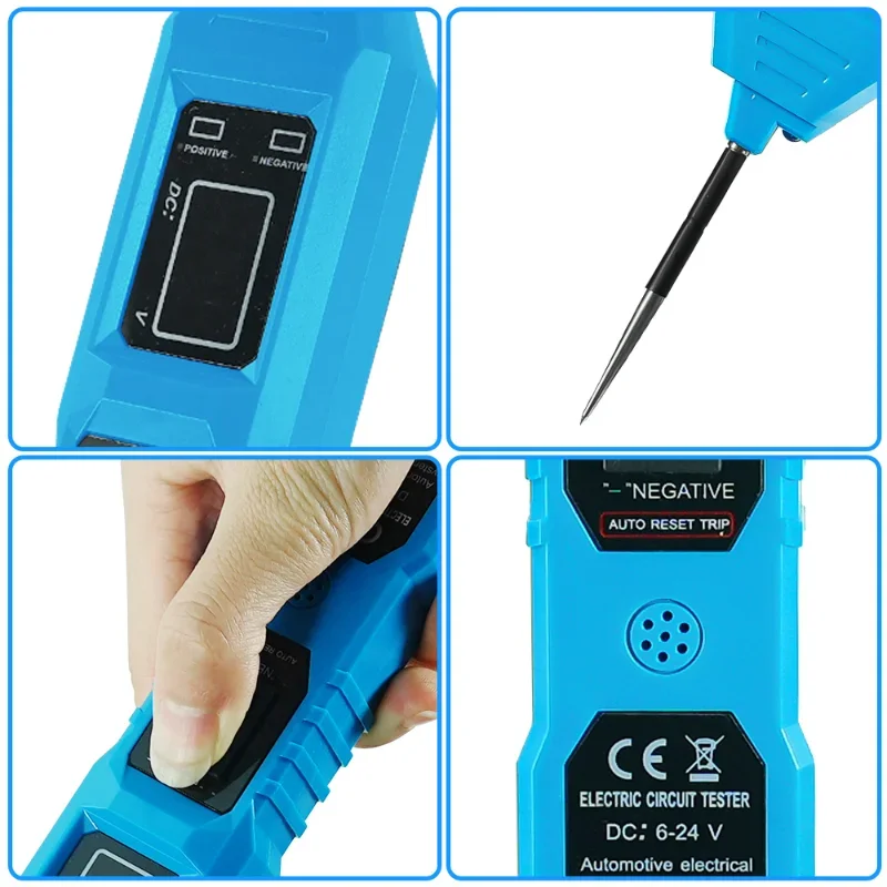 Automotive Circuit Tester with Voltage Display LED Lightsuitable for 3.5-36V DC Automotive Power Circuit Probe Kit