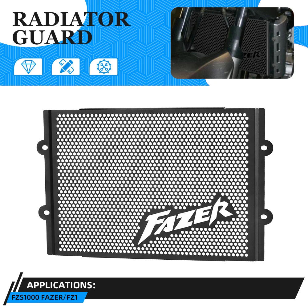 

FOR YAMAHA FZS1000S FZ1 FZ1S FZ1N Fazer 2001-2002-2003-2004-2005 Motorcycle Radiator Guard Grille Grill Cooling Cover Protection