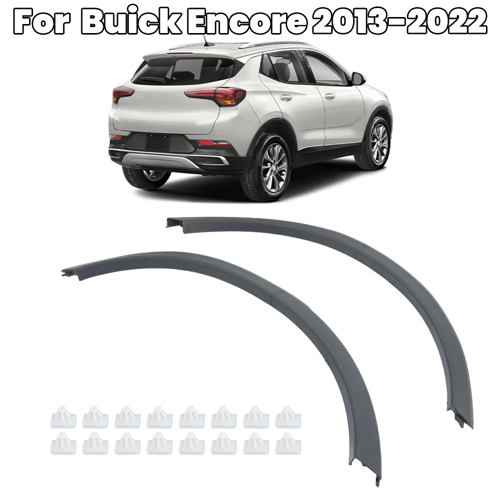 

Накладка на арку заднего колеса для Buick Encore 2013-2022, сменная накладка на крыло, отделка бровей, внешние автомобильные аксессуары