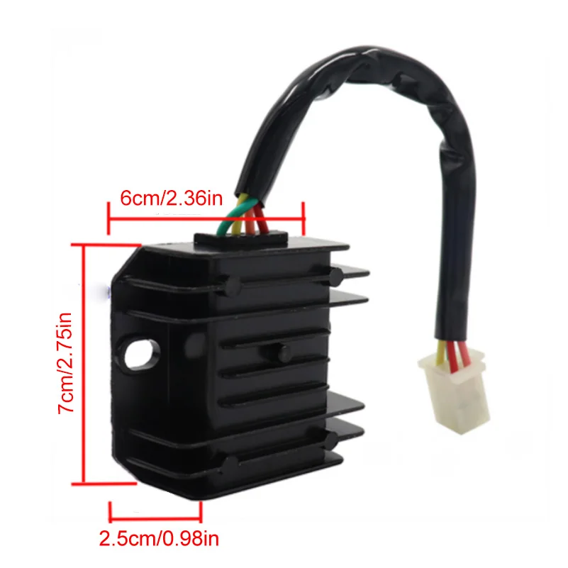 4/5 Wire Voltage Regulator Rectifier For Scoopy 50 GY6 125 150 KYMCO Agility 2T R16 10 Rs Naked 2T 10 Like 2/4T Moped Scooter