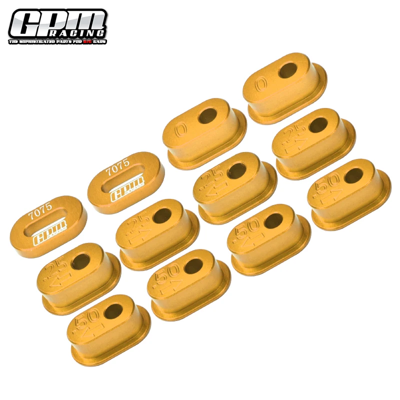 Juego de ajustador de tensión de cadena de aleación GPM 7075 para motocicleta LOSI 1/4 Promoto MX SM LOS-2272,LOS-2310