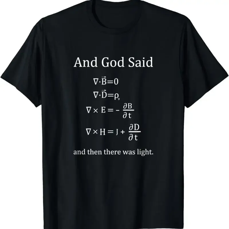 NEW LIMITED And God said T Shirt men women children science S 3XL